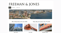 Desktop Screenshot of freemanandjones.com